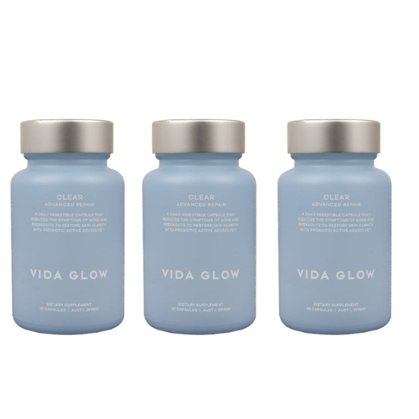 Vida Glow Clear Advanced Repair - 30 capsules 3 Pack