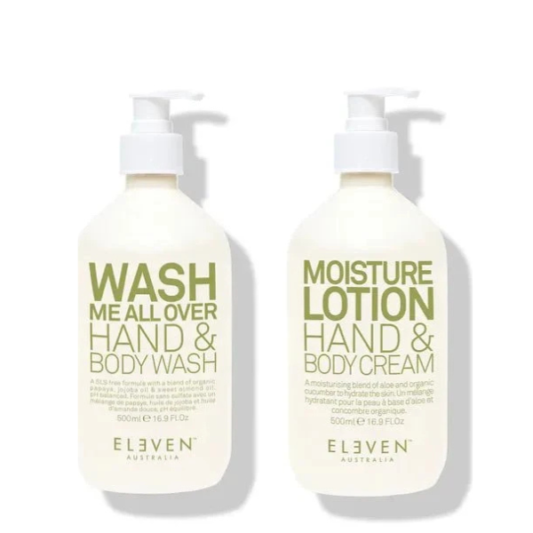 ELEVEN Australia Wash Me All Over Body Wash and Lotion 500ml Duo