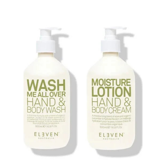 ELEVEN Australia Wash Me All Over Body Wash and Lotion 500ml Duo