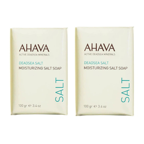 AHAVA DUO PACK Moisturising Salt Soap - Normal to Dry Skin 100g