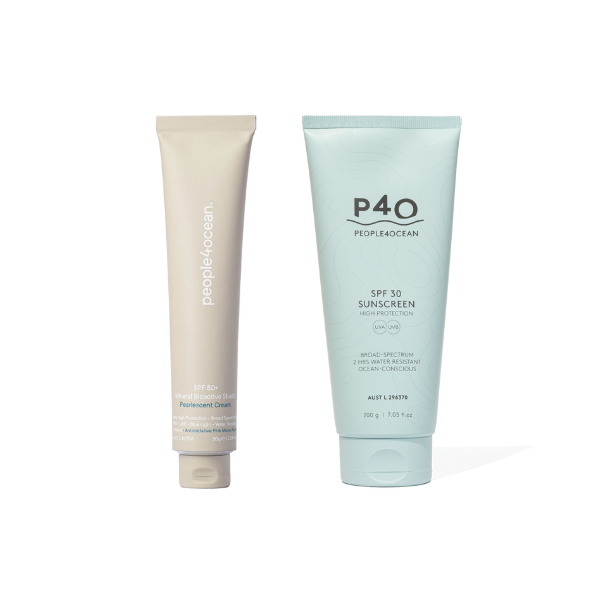 People4ocean Nourish & Pearlescent Face & Body Sun Care Duo