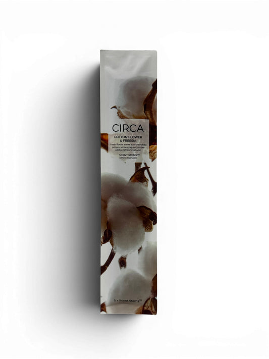 Circa Cotton Flower & Freesia 5 Replacement Scent Stems