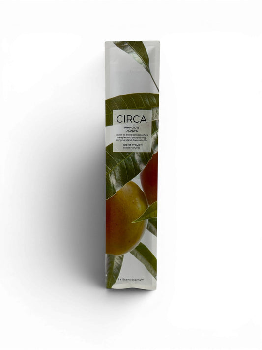 Circa Mango & Papaya 5 Replacement Scent Stems