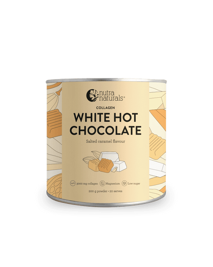 Nutra Naturals Collagen White Hot Choc - Salted Caramel 200g