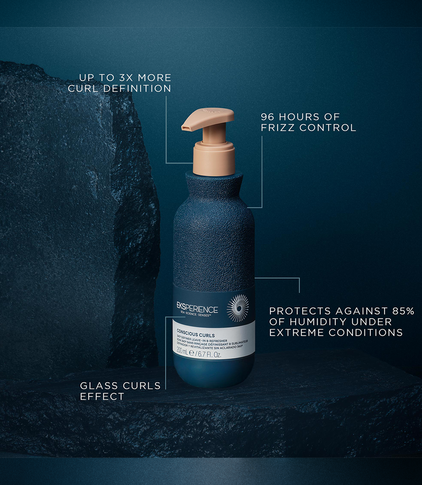 Revlon Professional Eksperience Conscious Curl Definer Leave-In and Refresher Gel Cream 200ml