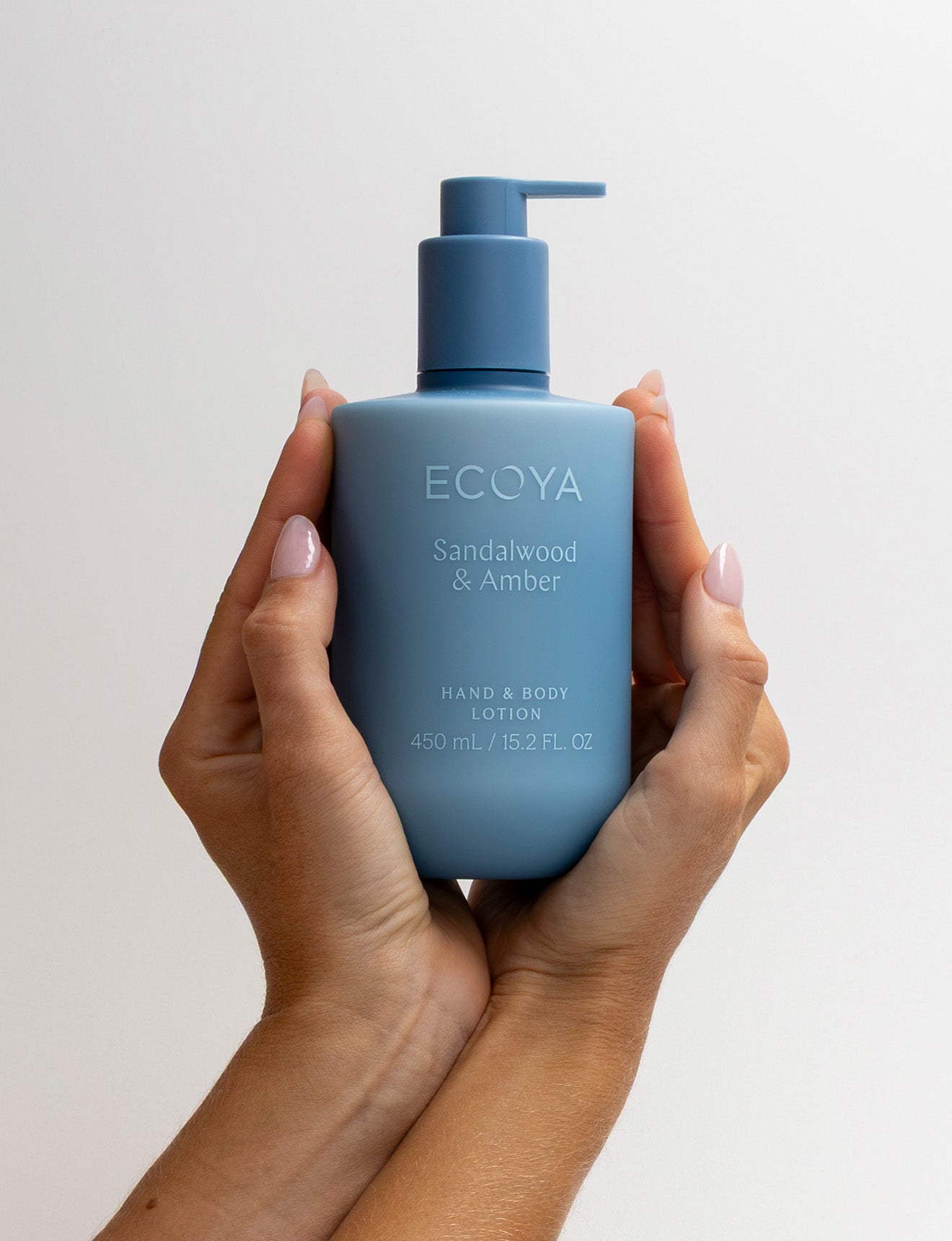 ECOYA Hand & Body Lotion Sandalwood Amber 450ml