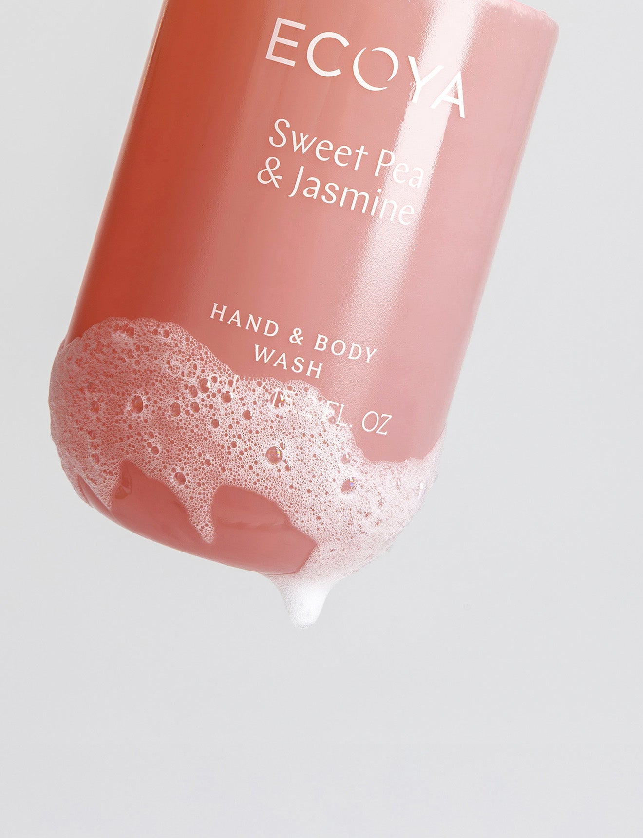 ECOYA Hand & Body Wash Sweet Pea & Jasmine 450ml
