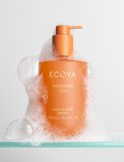 ECOYA Hand & Body Wash Mandarin Gin 450ml