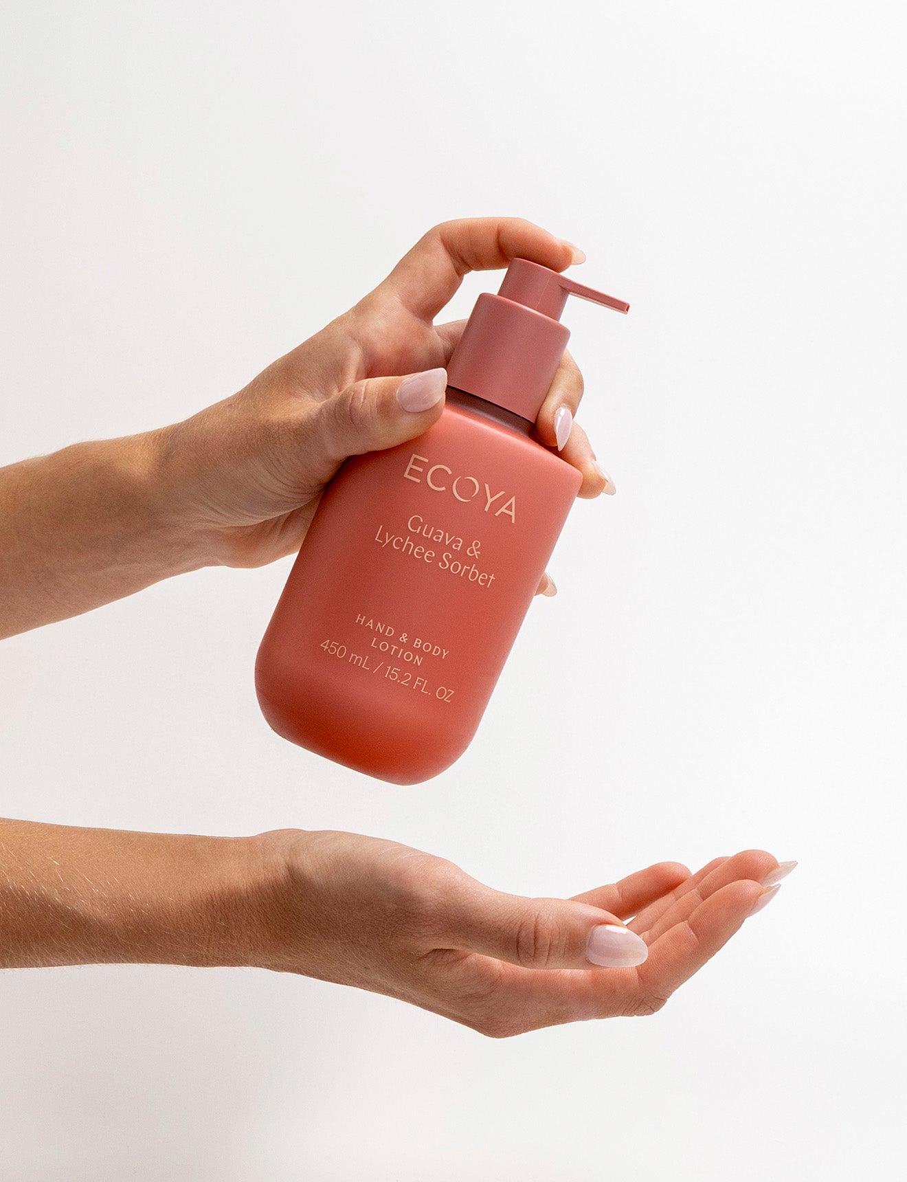ECOYA Hand & Body Lotion Guava & Lychee Sorbet 450ml