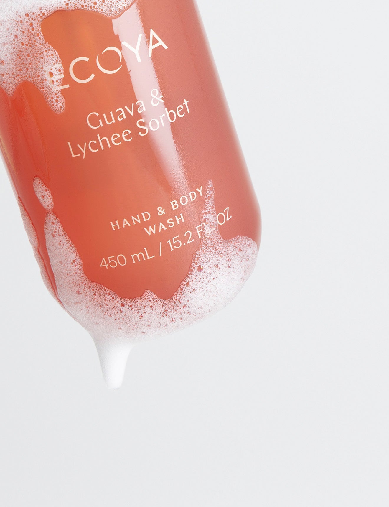ECOYA Hand & Body Wash Guava & Lychee Sorbet 450ml