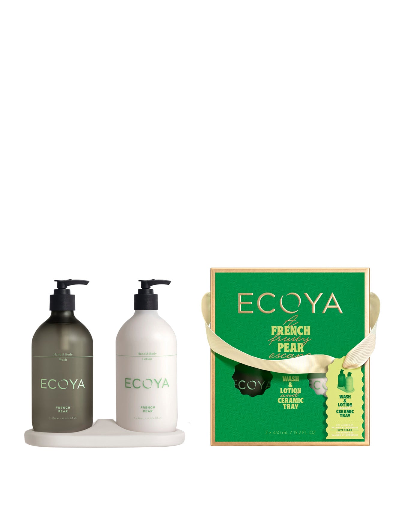 Ecoya French Pear Bathroom Gift Set - Limited Edition