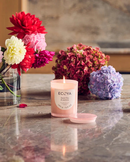 ECOYA Sweet Pea & Jasmine Metro Candle 270g