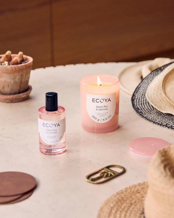ECOYA Sweet Pea & Jasmine Metro Candle 270g