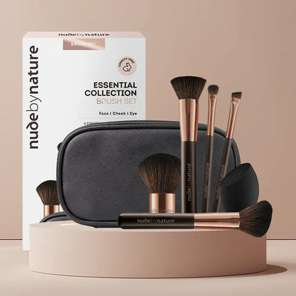 Nude by Nature Essential Collection Brush Set