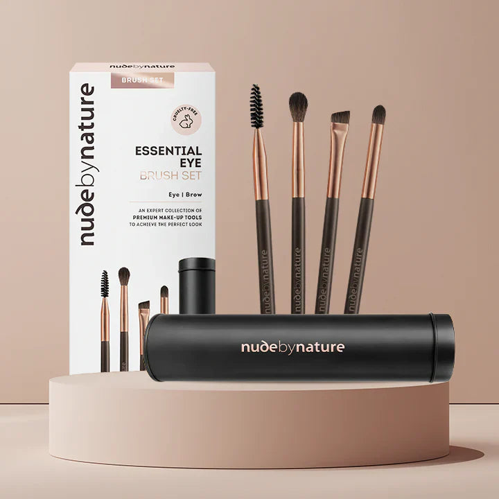 Nude by Nature Essential Eye Brush Set