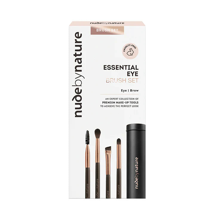 Nude by Nature Essential Eye Brush Set