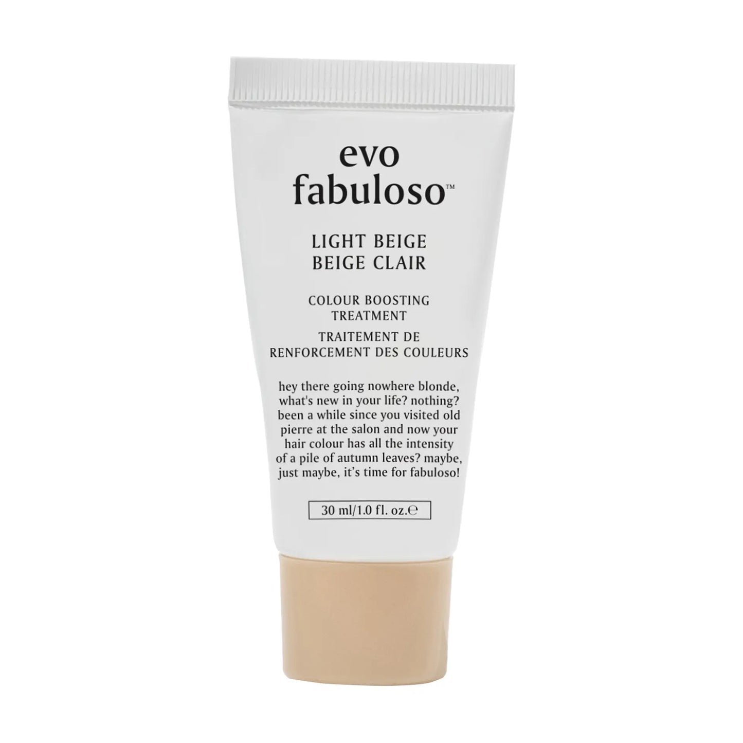 Evo Fabuloso Light Beige Colour Depositing Conditioner 30ml