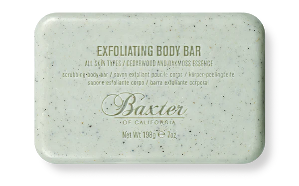 Baxter Of California Exfoliating Body Bar Cedarwood & Oakmoss 198g