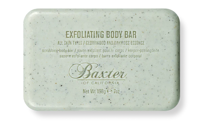 Baxter Of California Exfoliating Body Bar Cedarwood & Oakmoss 198g