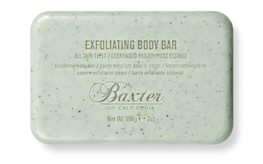 Baxter Of California Exfoliating Body Bar Cedarwood & Oakmoss 198g