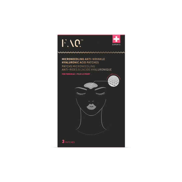 FOREO FAQ Forehead Microneedling Anti-Wrinkle Hyaluronic Acid Patches 3 Patches