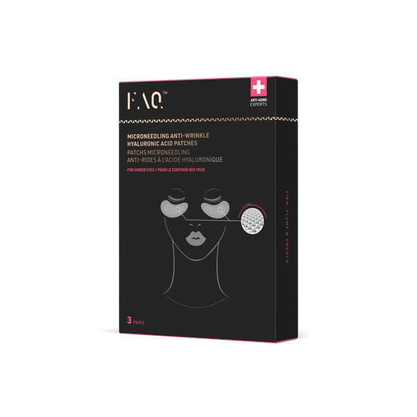 FOREO FAQ Under Eye Microneedling Anti-Wrinkle Hyaluronic Acid Patches 3 Pairs