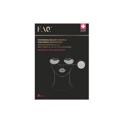 FOREO FAQ Under Eye Microneedling Anti-Wrinkle Hyaluronic Acid Patches 3 Pairs