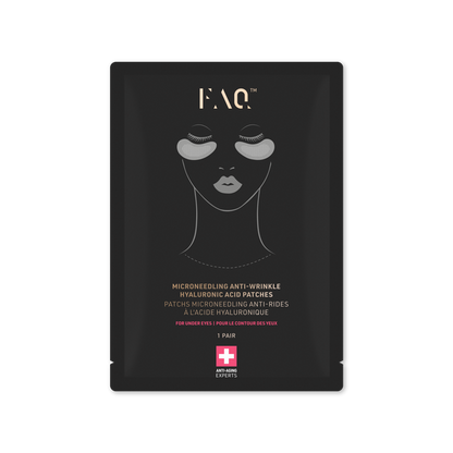 FOREO FAQ Under Eye Microneedling Anti-Wrinkle Hyaluronic Acid Patches 3 Pairs