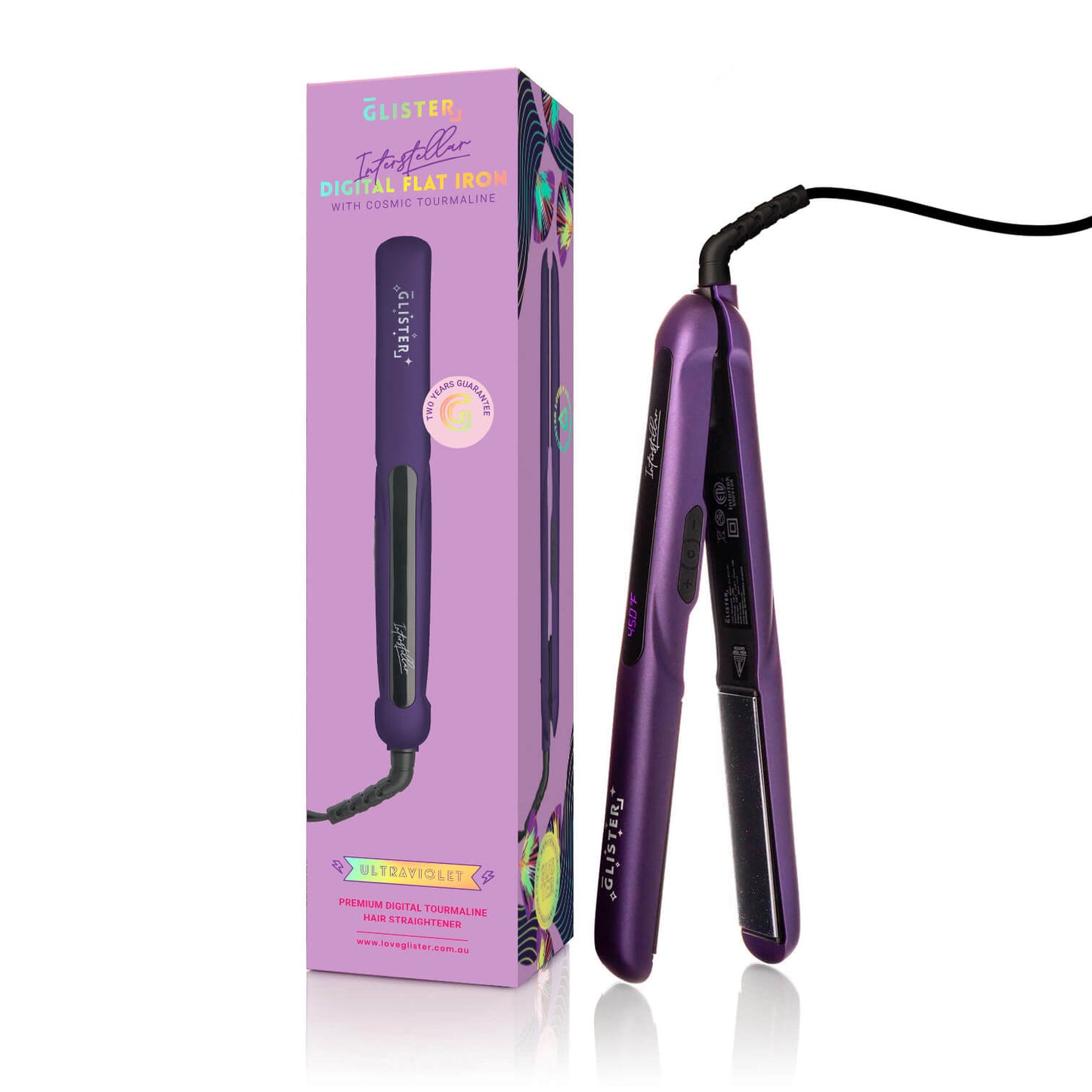 Glister Digital Flat Iron Ultra Violet 32mm