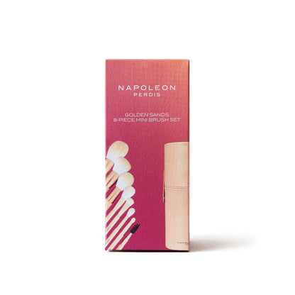 Napoleon Perdis Golden Sands 8 Piece Mini Brush Set - Limited Edition