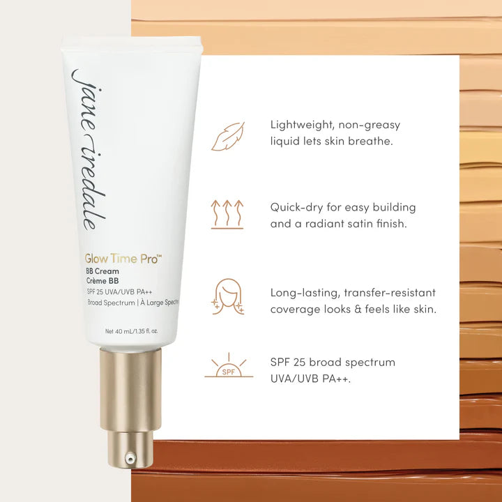Jane Iredale Glow Time Pro SPF25 BB Cream 40ml (Various Shades)
