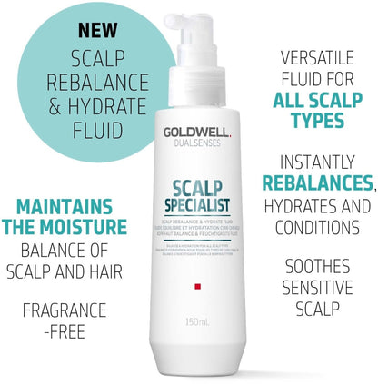 Goldwell Dualsense Scalp Specialist Rebalance & Hydrate Fluid 150ml