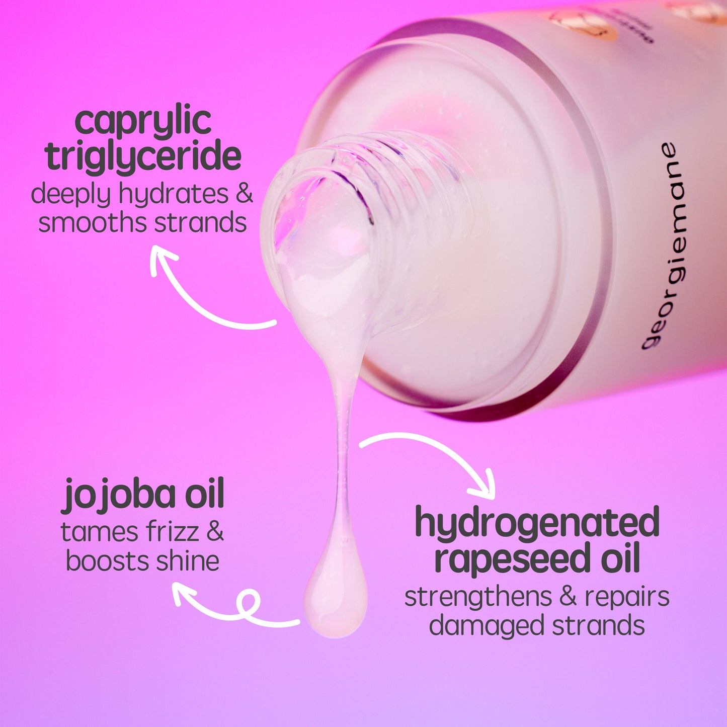 georgiemane Hair Smoothing Oil 100ml