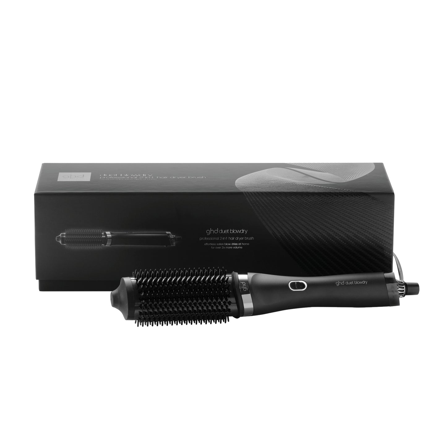 ghd Duet Blowdry Volumising Hot Air Brush - Black