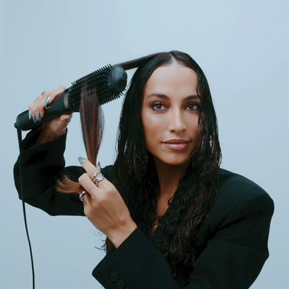 ghd Duet Blowdry Volumising Hot Air Brush - Black