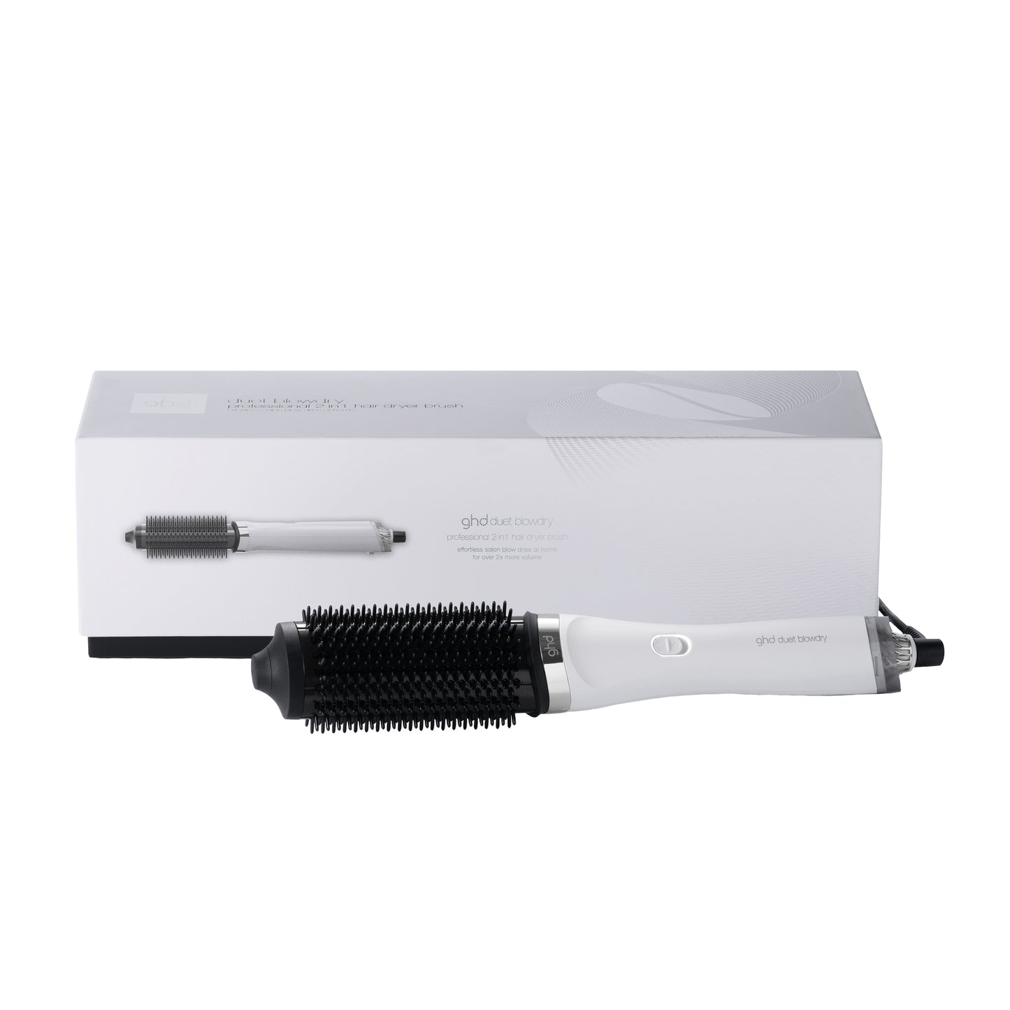 ghd Duet Blowdry Volumising Hot Air Brush - White