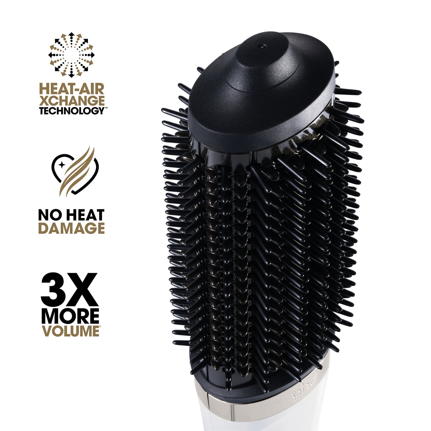 ghd Duet Blowdry Volumising Hot Air Brush - White