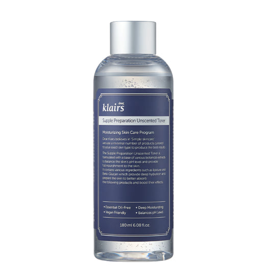 Dear, Klairs Supple Preparation Unscented Toner 180ml