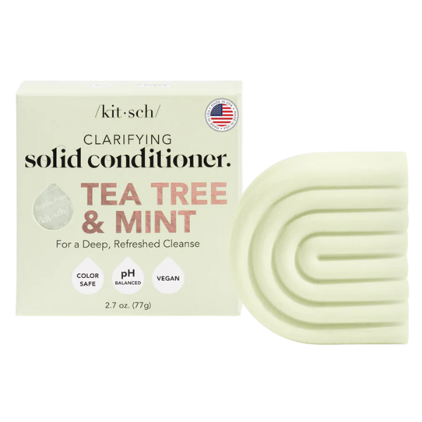 Kitsch Tea Tree & Mint Clarifying Solid Conditioner Bar 77g