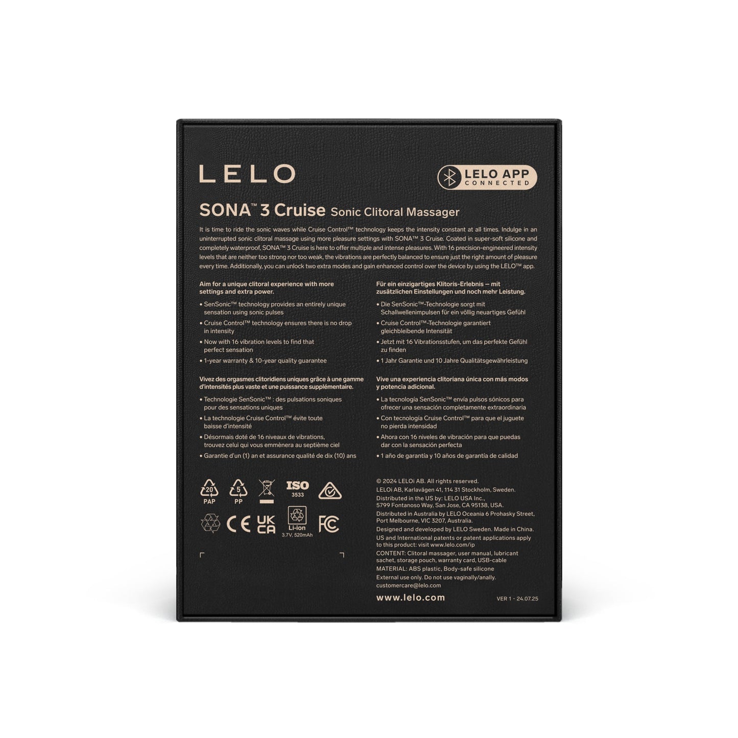 LELO SONA 3 Cruise - Soft Pink