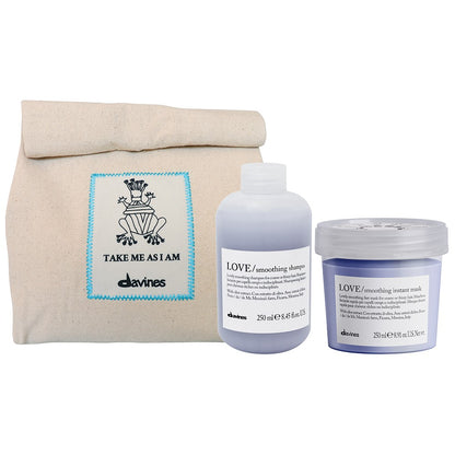 Davines Love Smooth Shampoo + Mask Pack - Limited Edition