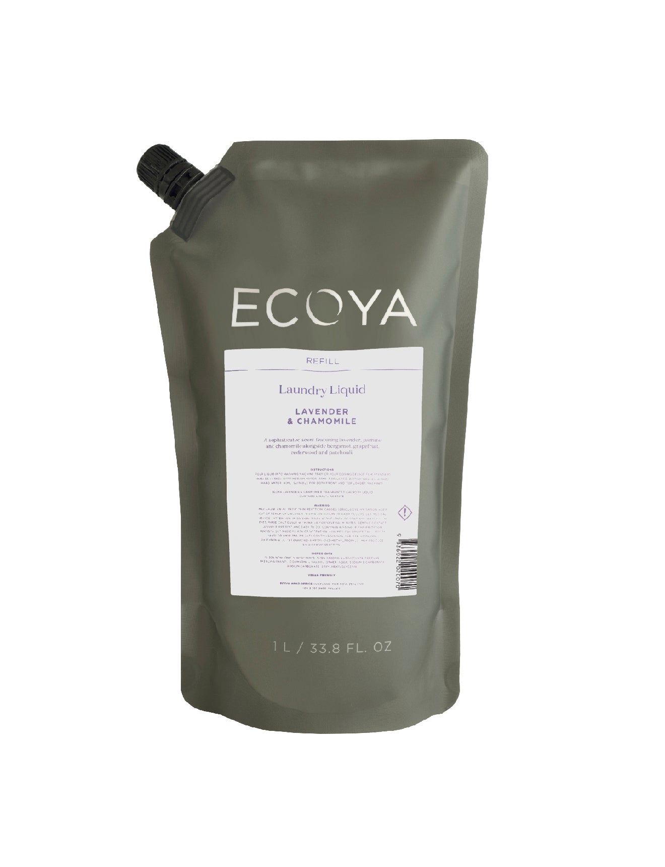 ECOYA Lavender & Chamomile Laundry Liquid Refill 1L