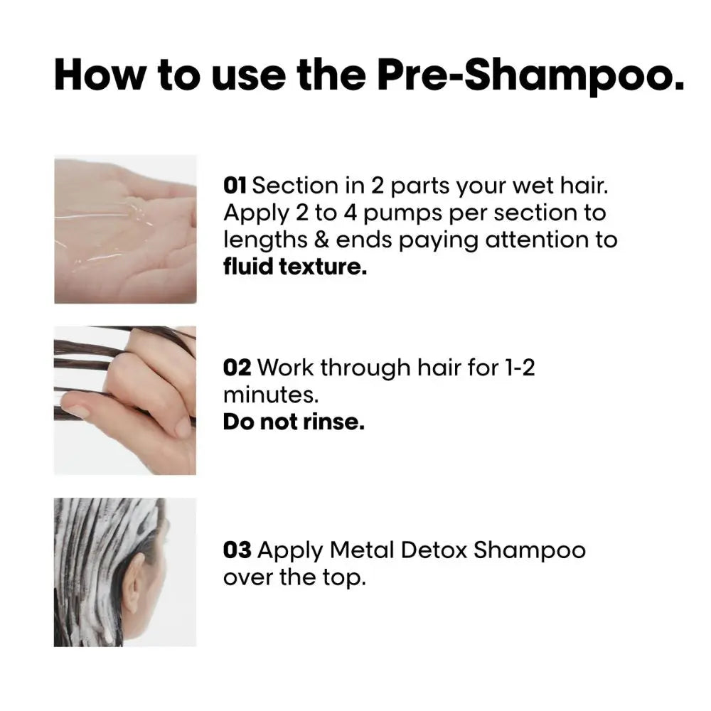 Loreal Professionel Serie Expert Metal Detox Pre-Shampoo Treatment - 250mL