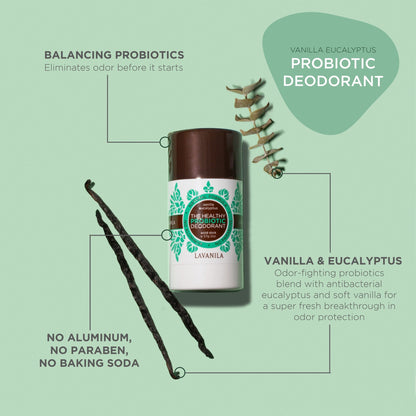 Lavanila The Healthy Probiotic Deodorant Vanilla Eucalyptus 57g