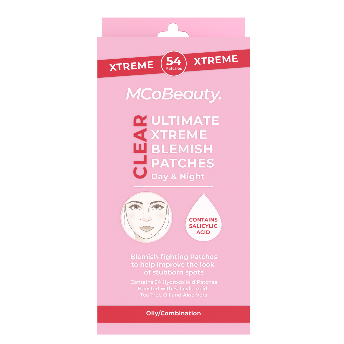 MCoBeauty Miracle Xtreme Day & Night Pimple Patches - 54 Pack