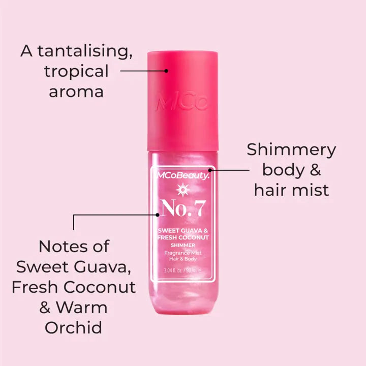MCoBeauty Fragrance Mist Hair & Body 90ml - No.7 Shimmer