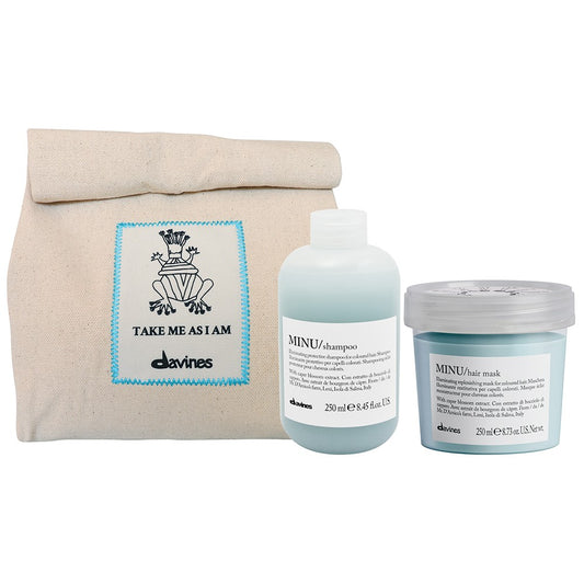 Davines Minu Shampoo + Mask Pack - Limited Edition