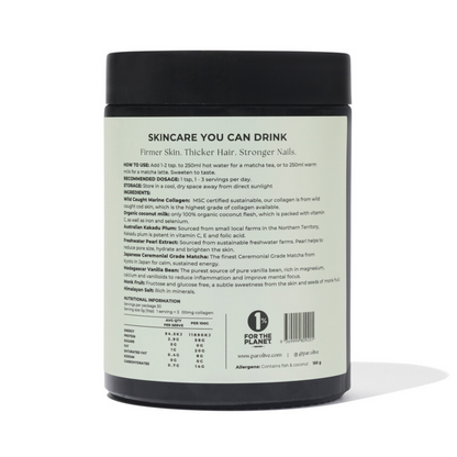 Par Olive PEARL Marine Collagen Superpowder - Japanese Matcha 150g