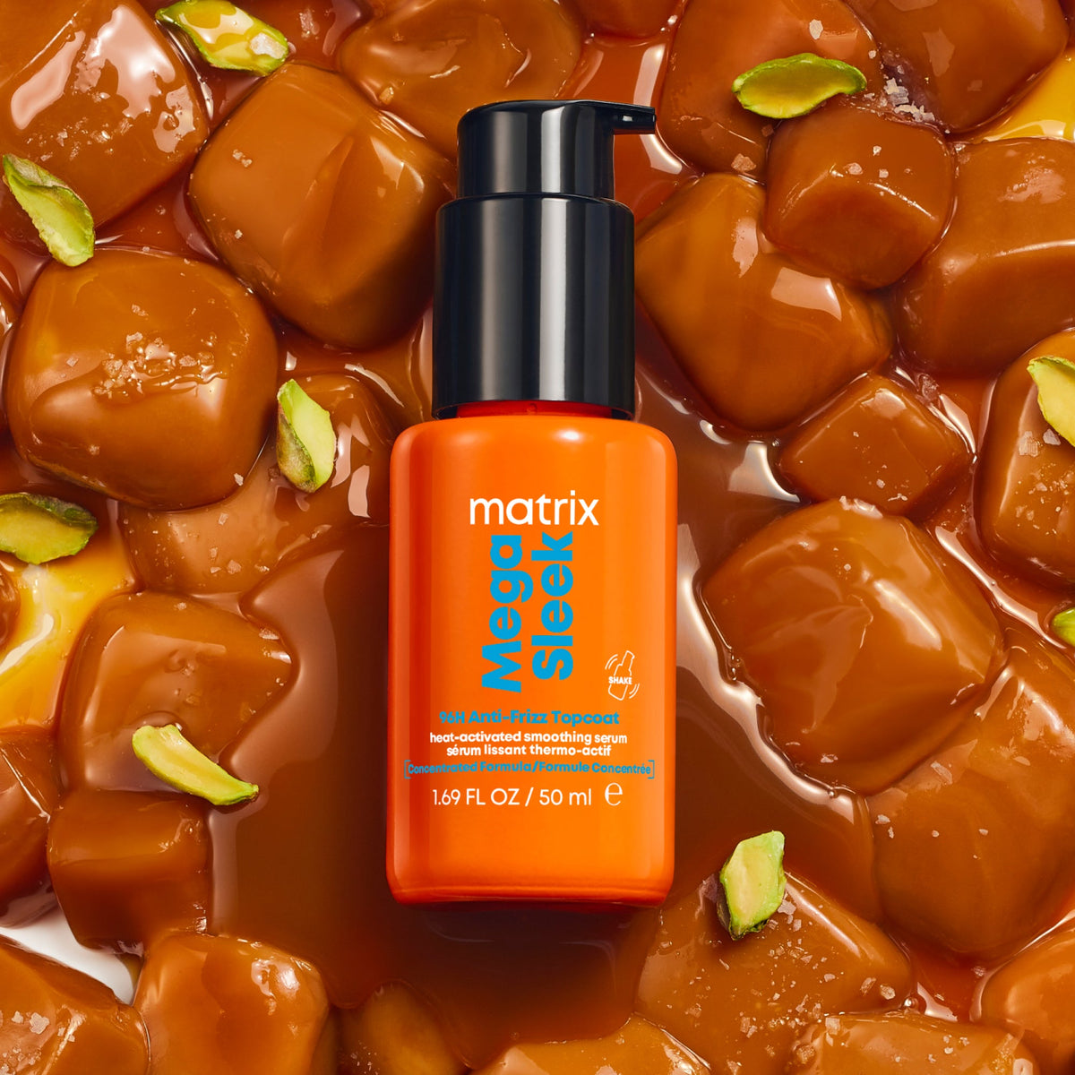 Matrix Mega Sleek 96H Anti Frizz Topcoat Oil 50ml