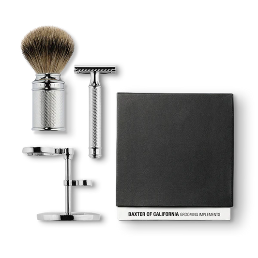 Baxter Of California Shaving Kit with Brush & Razor